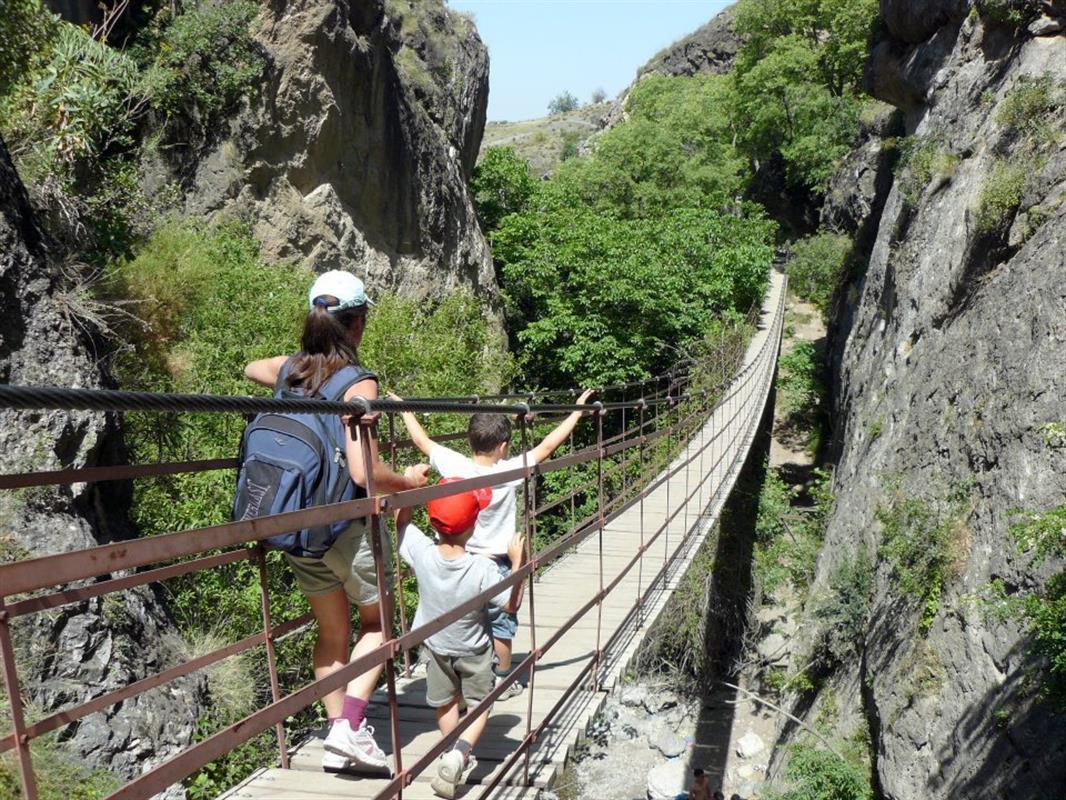 Puente colgante Los Cahorros